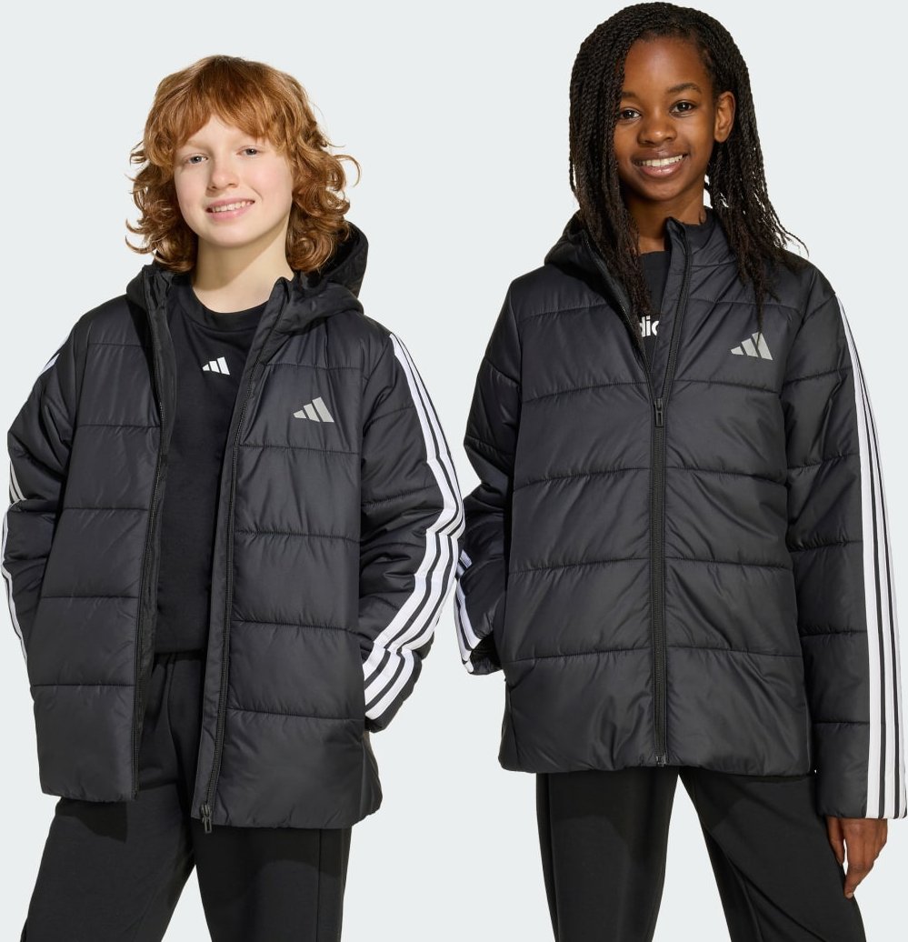 Thumbnail - Essentials 3-Streifen gefütterte Kinderjacke