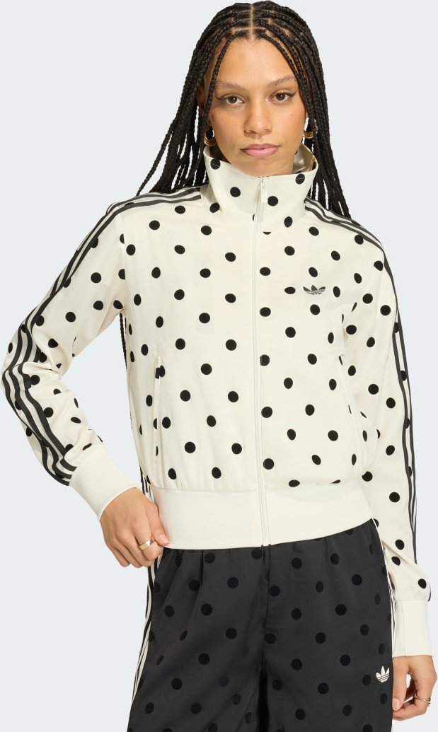 SATIN POLKA-DOTS TT Track Top