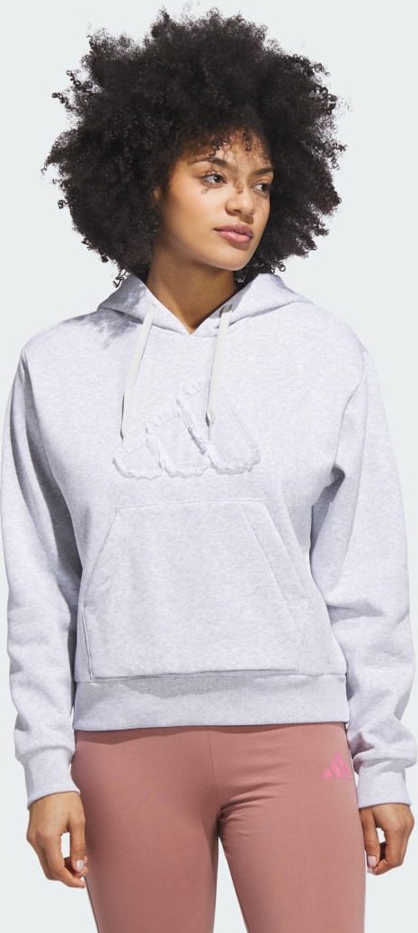Seasonal Essentials Ruffled Big Logo Graphic Kapuzenjacke