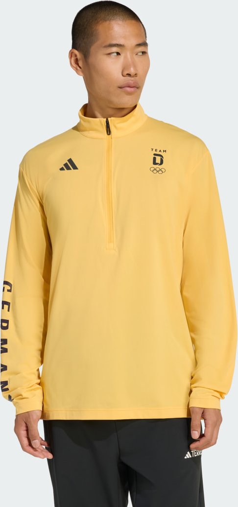 Thumbnail - Team D Leichtes Langarmshirt mit Reißverschluss bis zur Brust