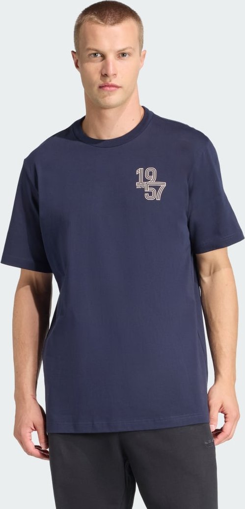 Real Madrid Heritage T-Shirt aus dicker Baumwolle