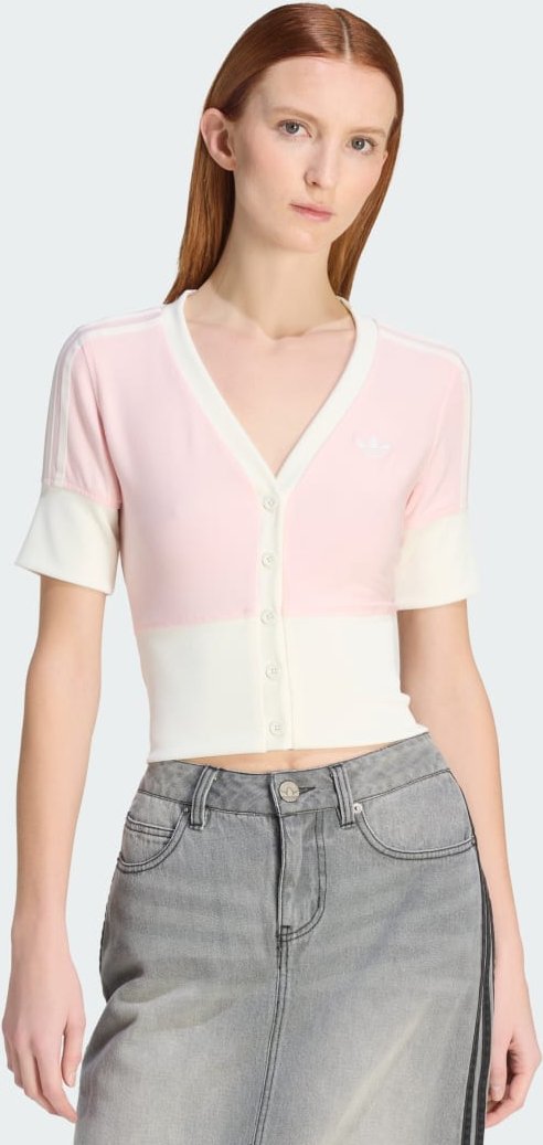 HEMD MIT V-AUSSCHNITT UND KNOPFLEISTE