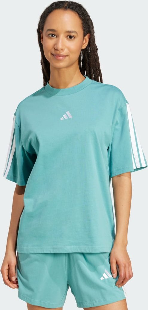 Essentials 3-Streifen Boyfriend T-Shirt