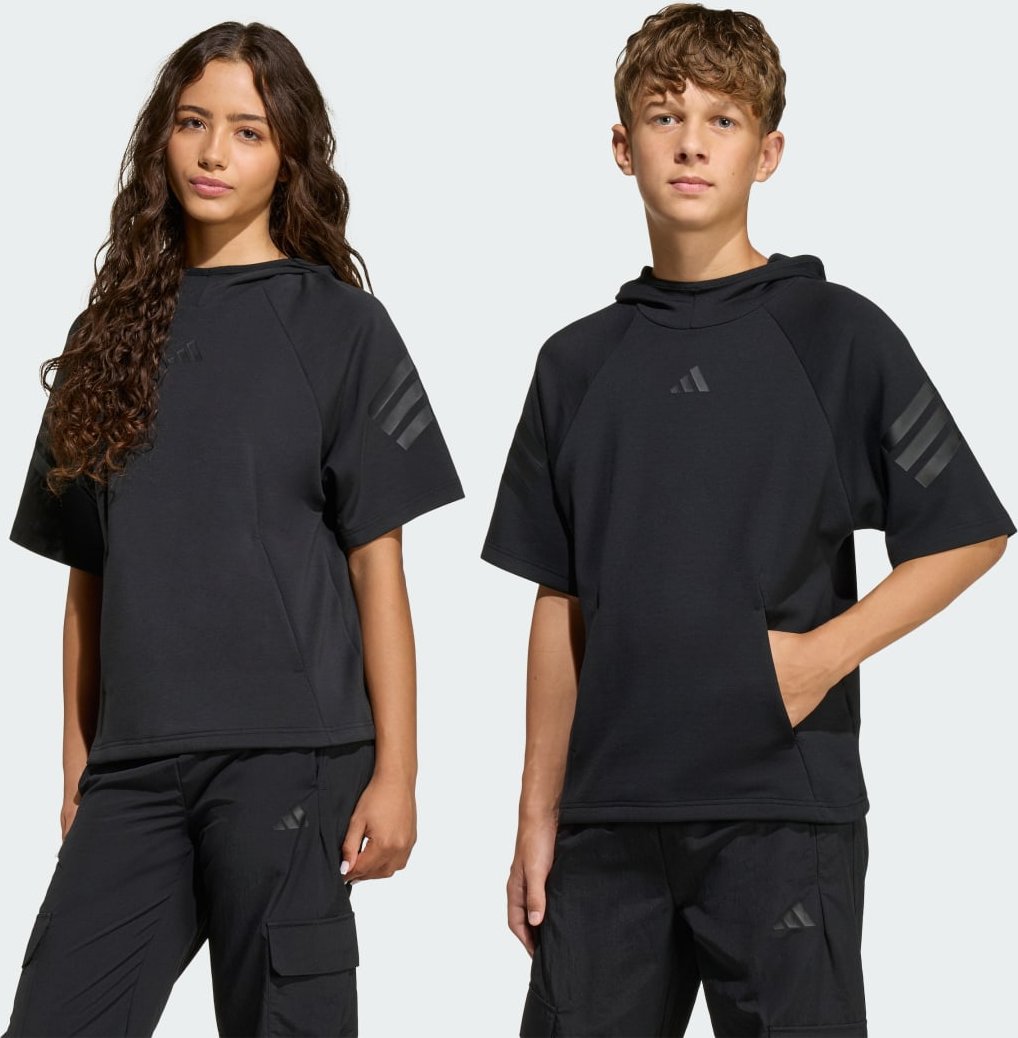 FUTURE ICONS 3-STREIFEN KURZARM-HOODIE