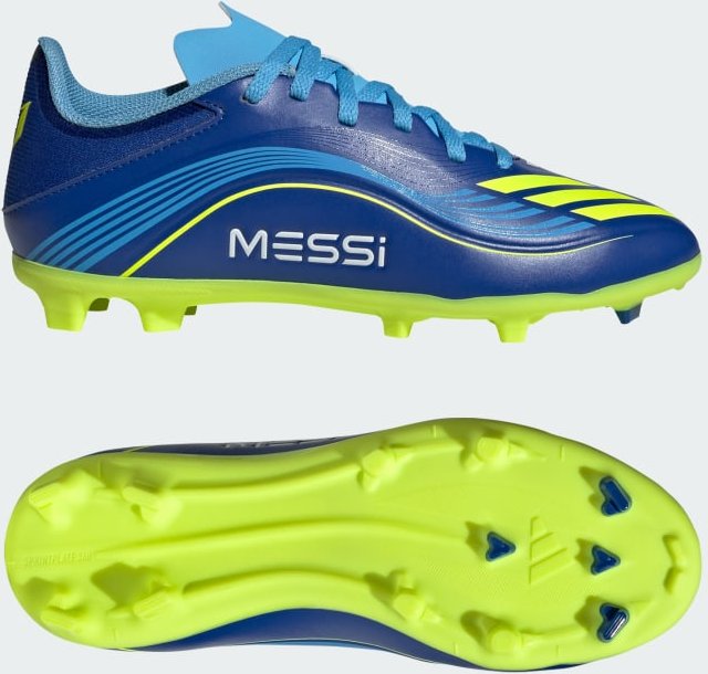 F50 Messi League Kids Fußballschuh, feste/gemischte Böden