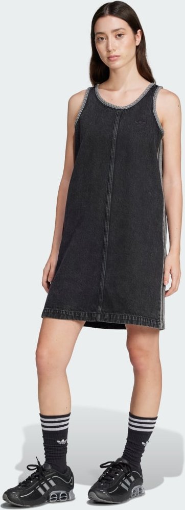 Adicolor Denim 3-Stripes Tank Dress