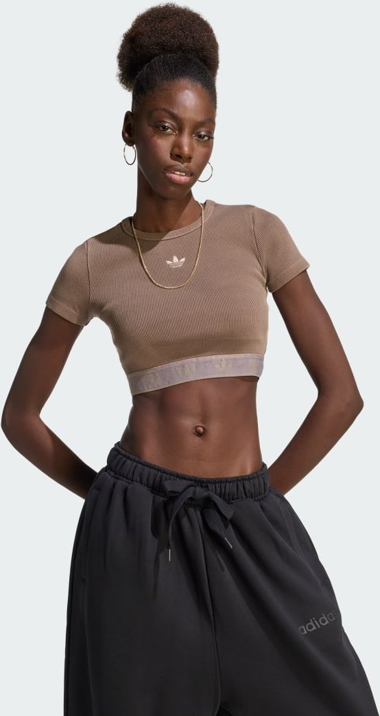 ESSENTIALS RIB T-SHIRT WASHED