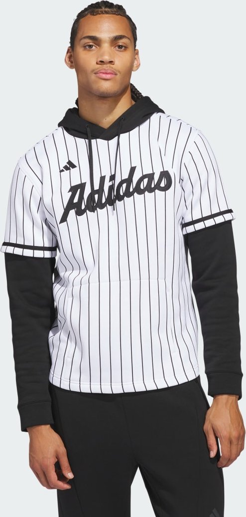 adidas Dugout Pinstripe Kapuzentrikot