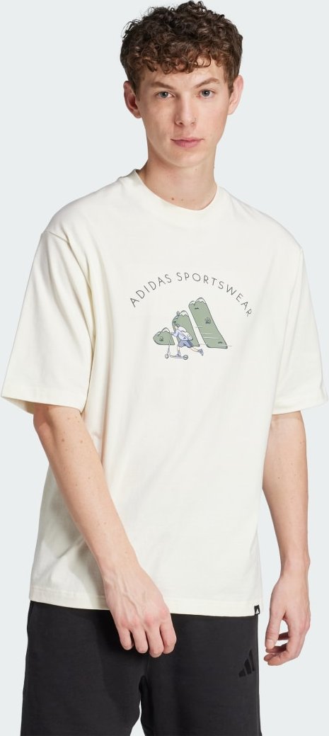 Codes Doodle Scooter Graphic Tee