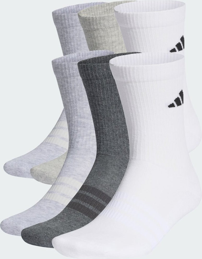 CUSHIONED CREW SOCKEN 6ER-PACK
