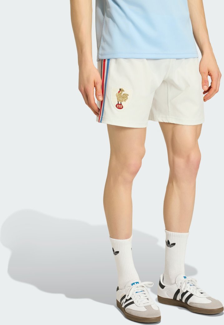 Thumbnail - Frankreich Rugby 120 Years Crunch Replica Shorts