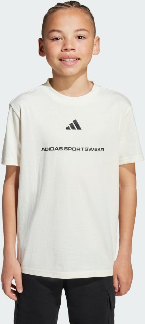 adidas Slogan Single Jersey T-Shirt