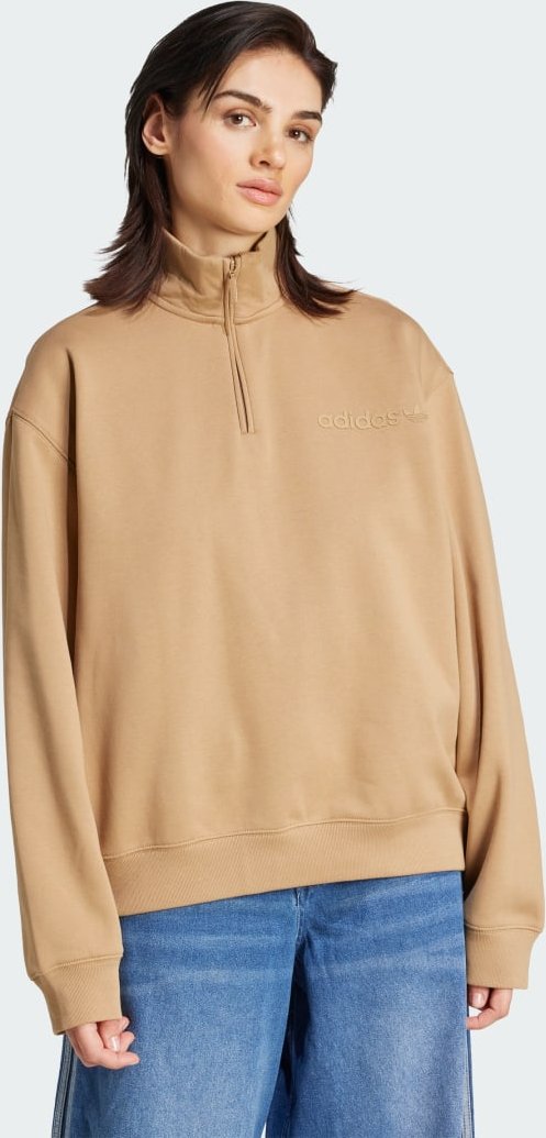 Thumbnail - Essentials Linear Quarter-Zip Oversized Oberteil