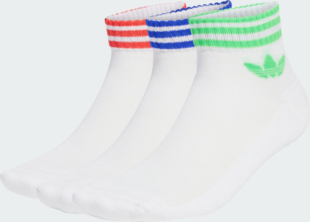 Thumbnail - 3-Streifen Ankle Socken, 3 Paar