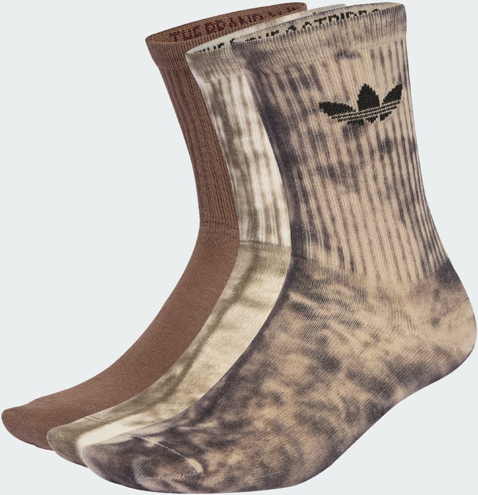 Tie Dye Crew Socken, 3 Paar