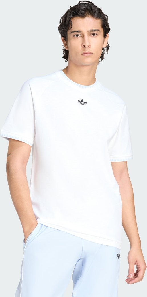 CHEST STRIPES ENGINEERED COLLAR T-SHIRT