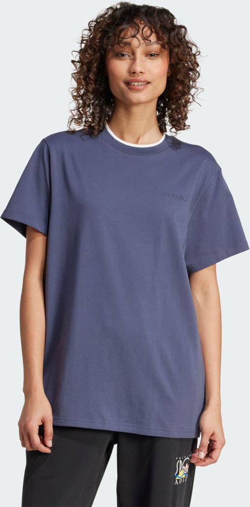 Graphic adidas Sports Loose 3-Stripes Tee