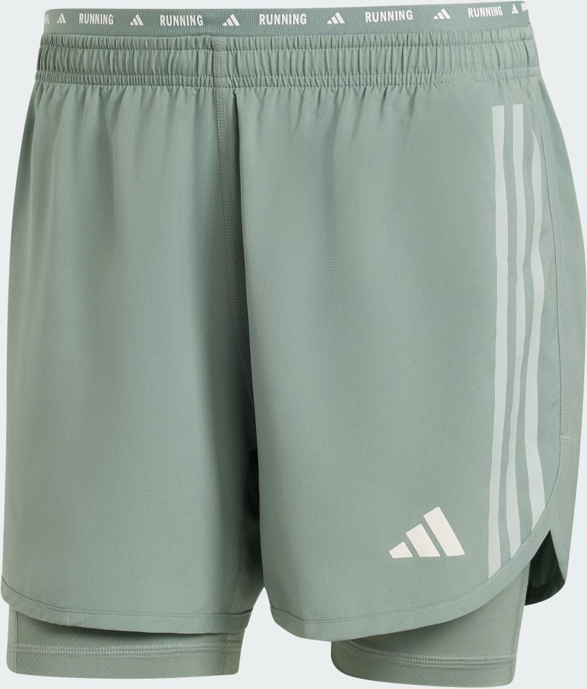 Own the Run 3 Stripes 2in1 Short