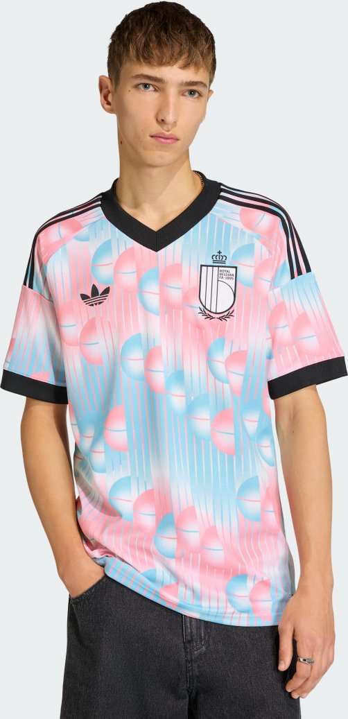 Thumbnail - Belgien 26 Auswärtstrikot