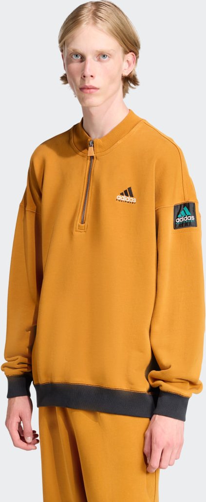 adidas Equipment Blocked Pullover, Reißverschluss bis zur Brust