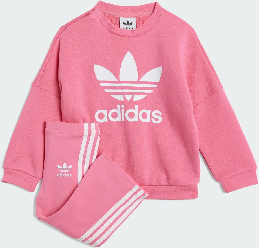 Thumbnail - Set locker sitzendes Crew-Oberteil und ausgestellte Leggings