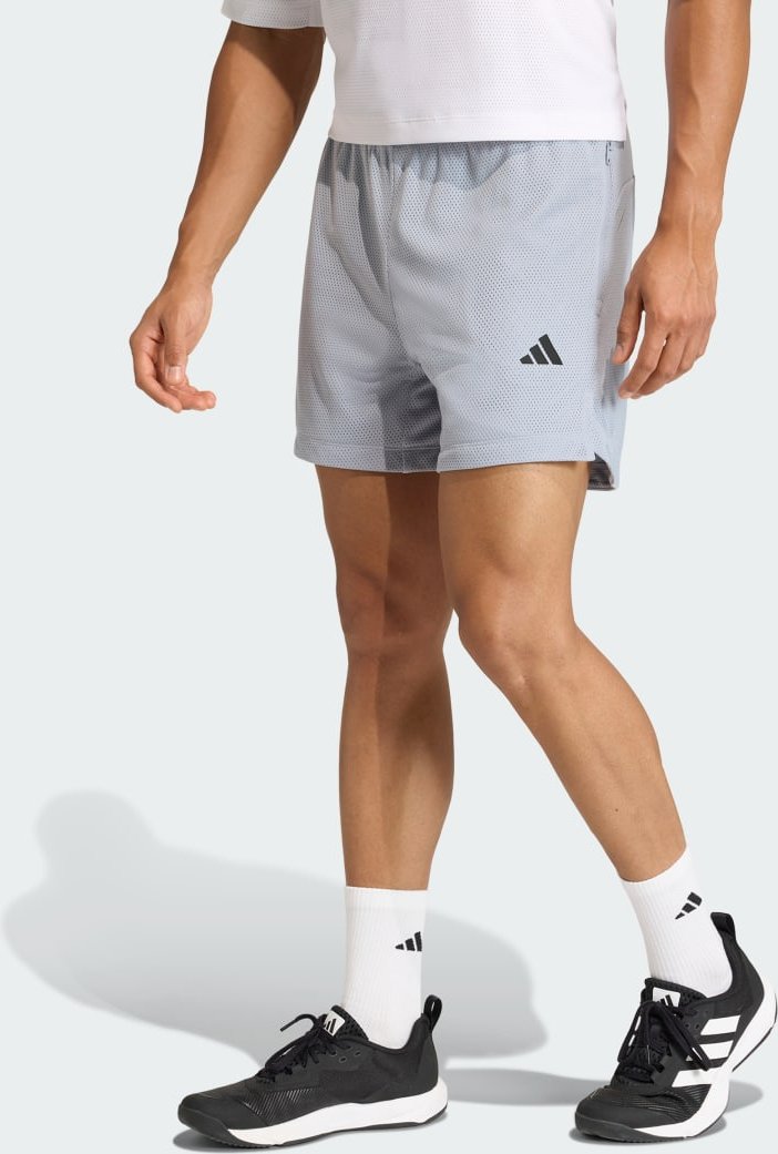 D4T POWER ESSENTIALS WORKOUT MESH SHORTS