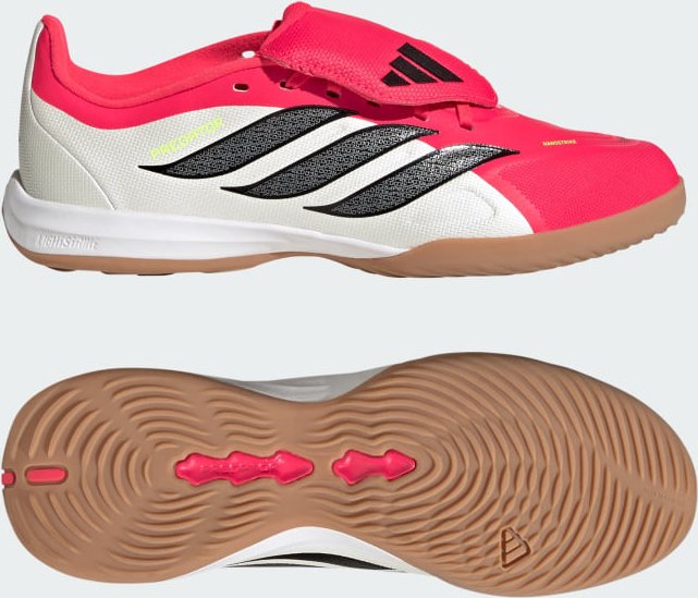 Predator League Kids Fußballschuh, Hallenböden, umschlagbare Zunge