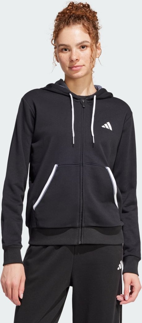 Essentials Color Pop French Terry Full-Zip Hoodie