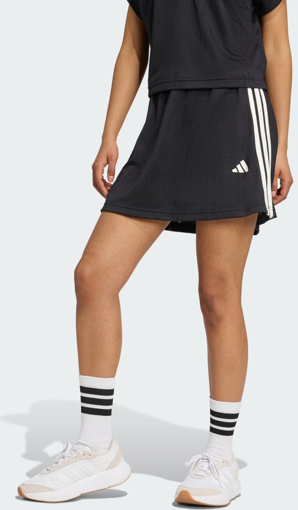 Thumbnail - Stadium 3-Streifen Tennis inspirierter Jacquard-Rock mit Short