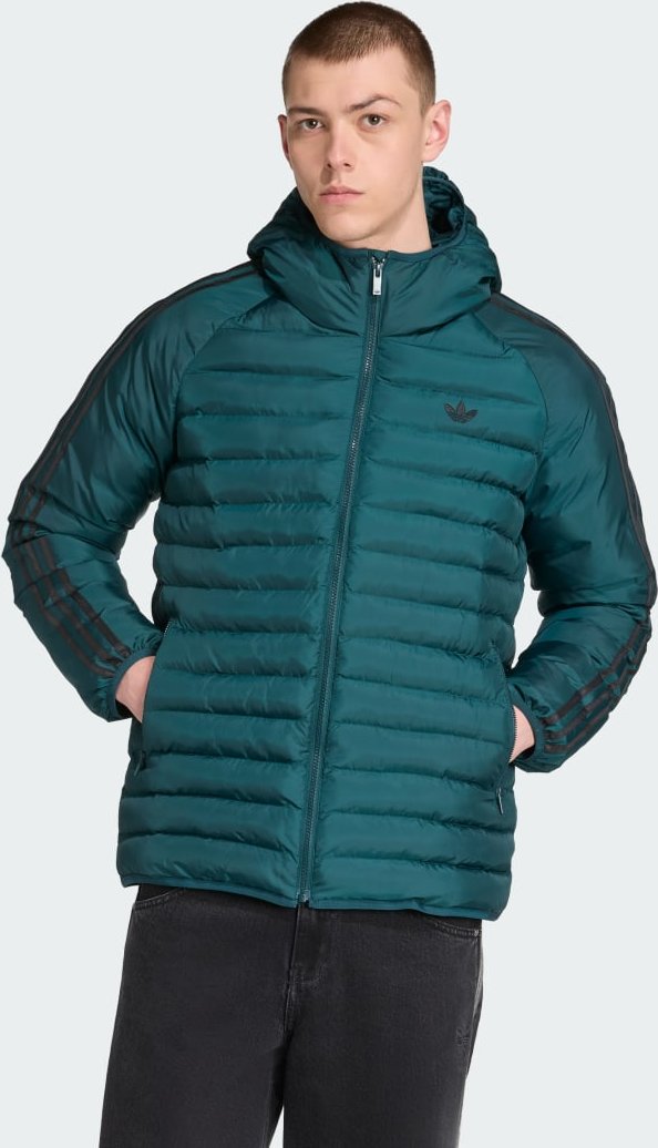 Synthetic Hooded Jacke