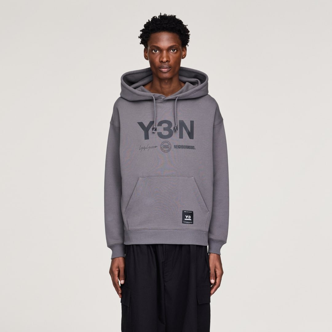 Y-3 NBHD Grafik Kapuzenjacke