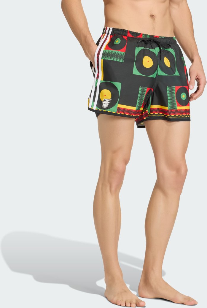 Jamaika x Bob Marley Originals Badeshorts, 12,7 cm