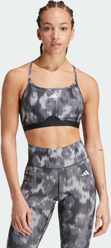 Aeroreact Training Essentials Light-Support Allover Print Flower Sport-BH