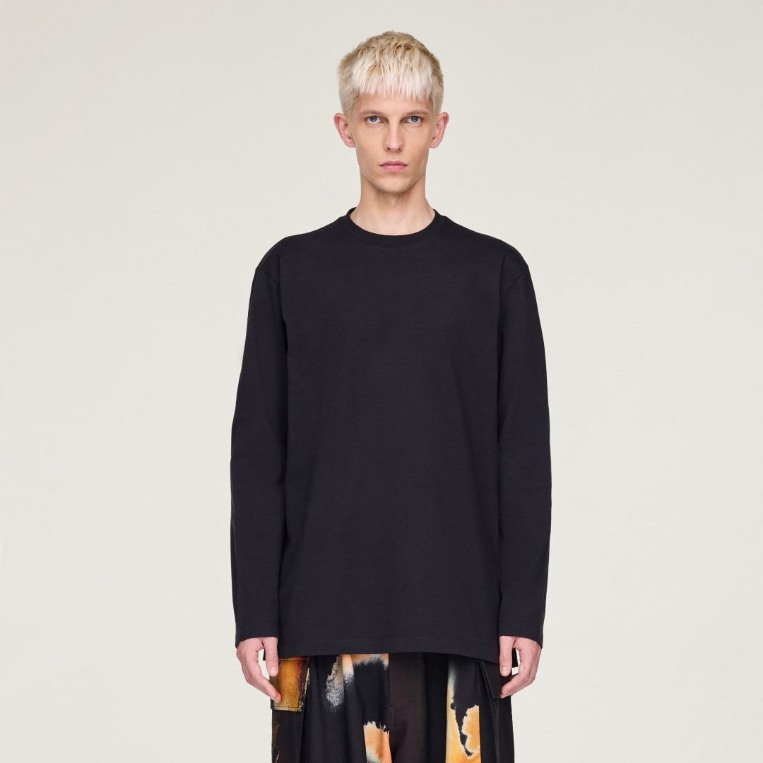 Y-3 Grafik langärmliges Shirt