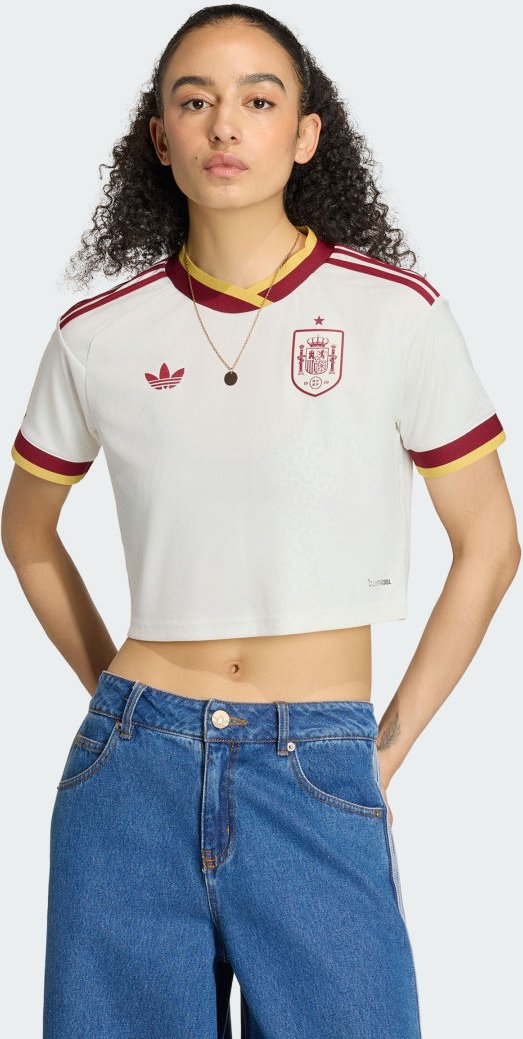 Thumbnail - Spanien 26 Auswärtstrikot, kürzer geschnitten