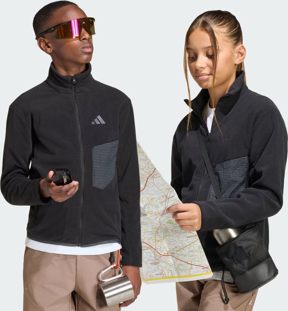 Terrex Kids Multi-Fleecejacke, durchgehender Reißverschluss