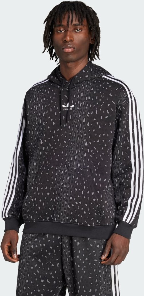 Thumbnail - Leo All Over Print Loose Hoodie