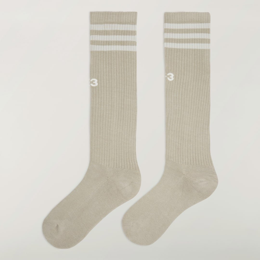Y-3 STRIPES KNIELANGE SOCKEN