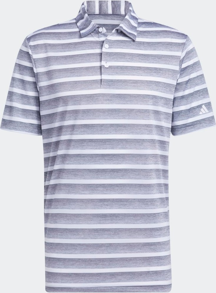 Two-Color Striped Poloshirt