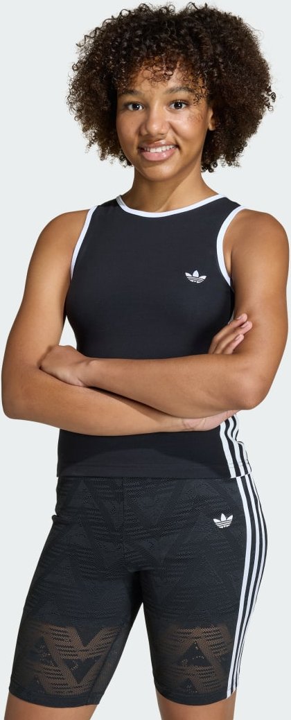 SCHMAL GESCHNITTENES 3-STREIFEN TANKTOP