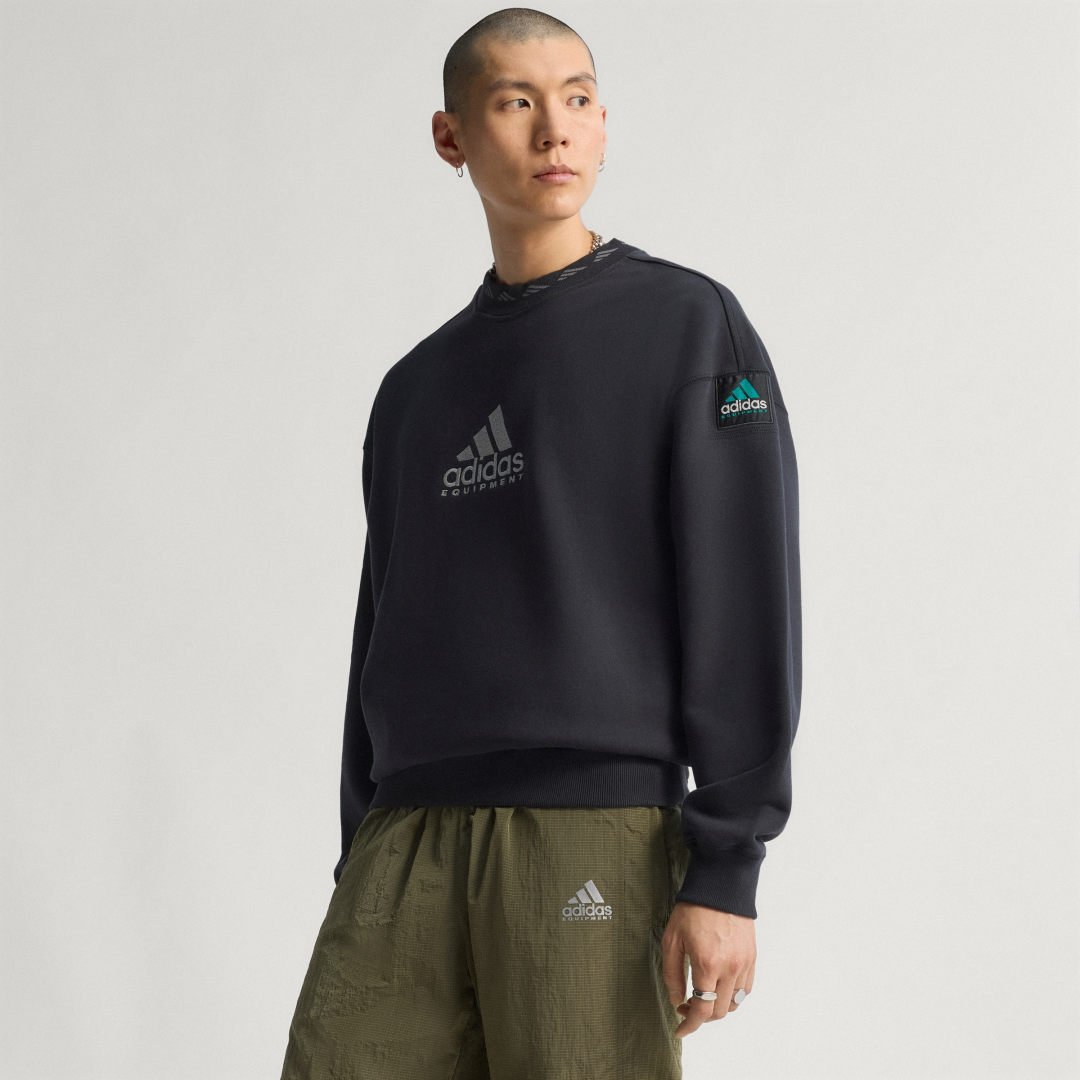 adidas Equipment Sweatshirt mit Rundhalsausschnitt, reflektierende Details