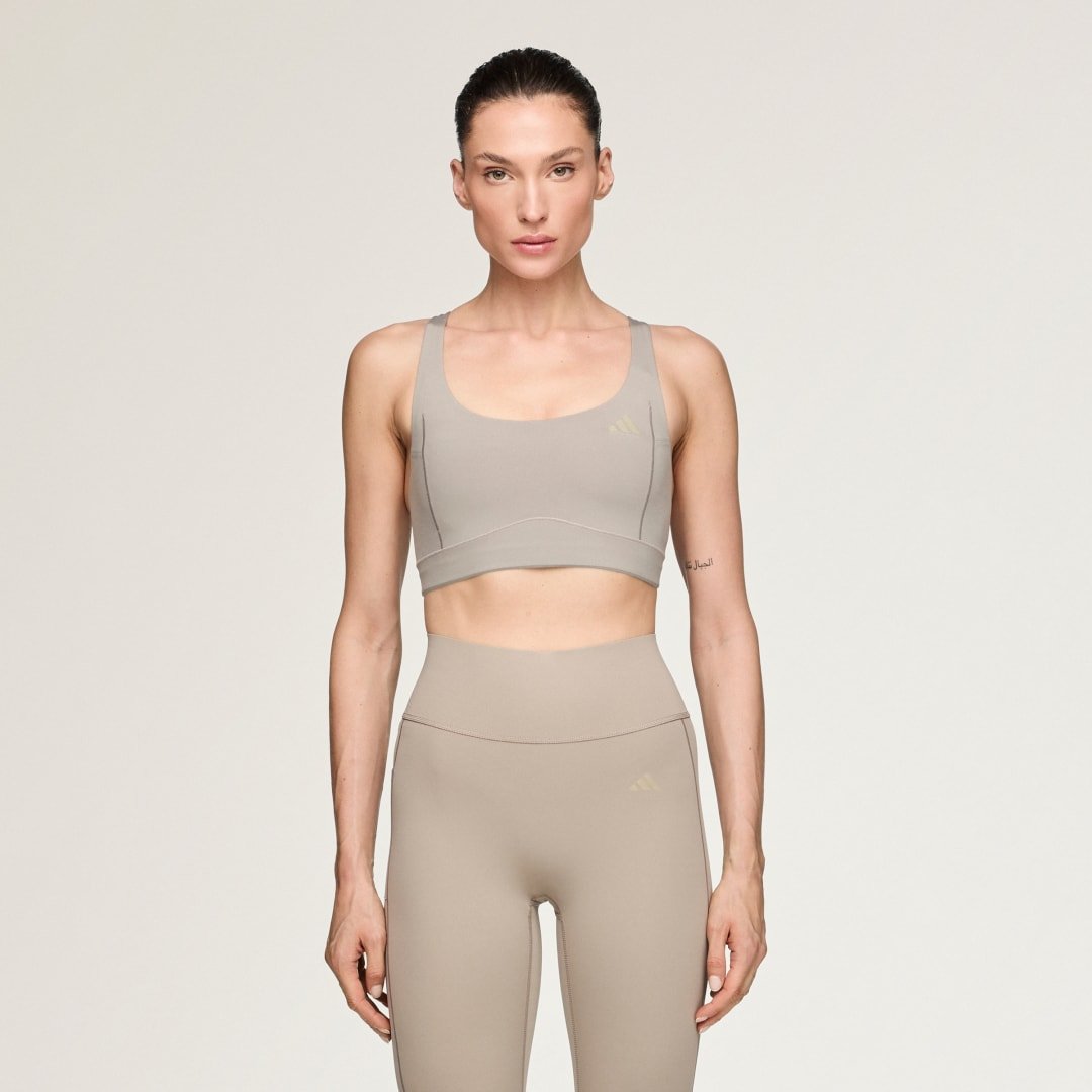 adidas x entire studios Optime Training Sport-BH, mittlere Belastung