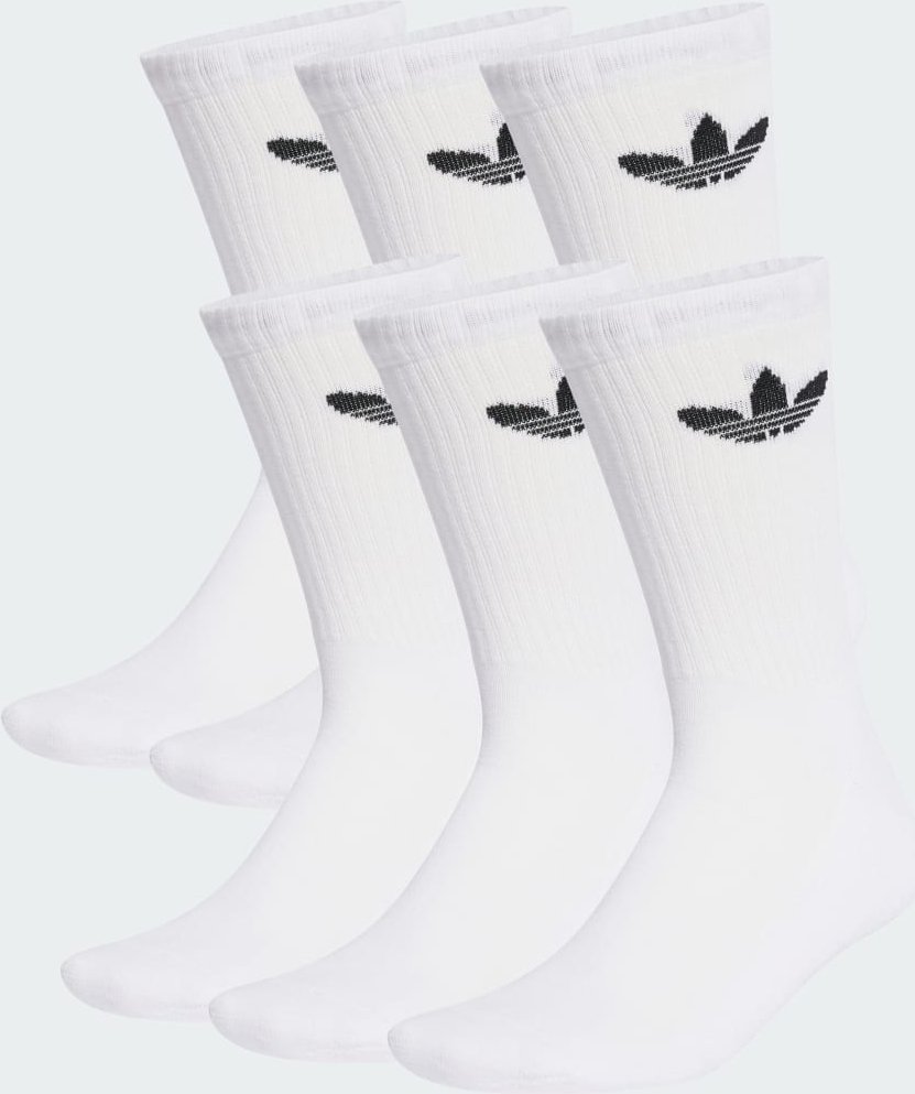 Trefoil Cushion Crew Socken, 6 Paar