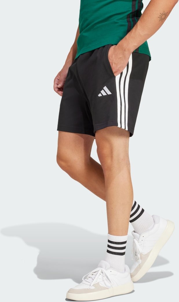 Essentials 3-Streifen Single Jersey 7-Inch Shorts