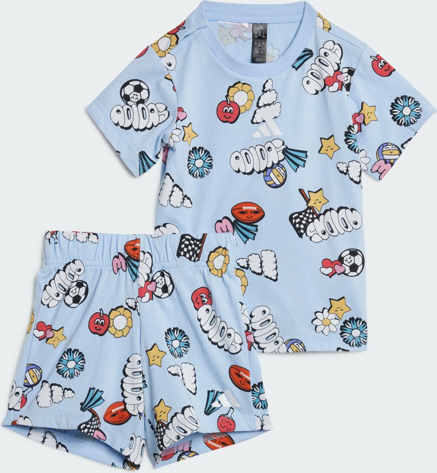 Seasonal Essentials Fun Allover Print Kids Set