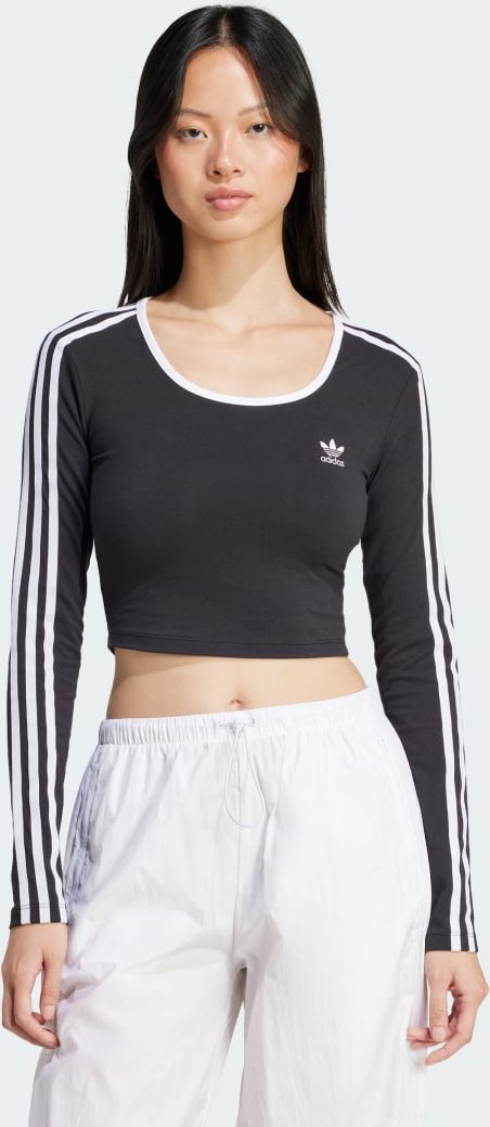 Adicolor 3-Streifen Crop Longsleeve