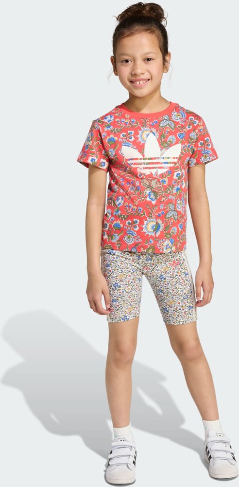 Thumbnail - adidas Originals x Liberty London Kids T-Shirt-Set