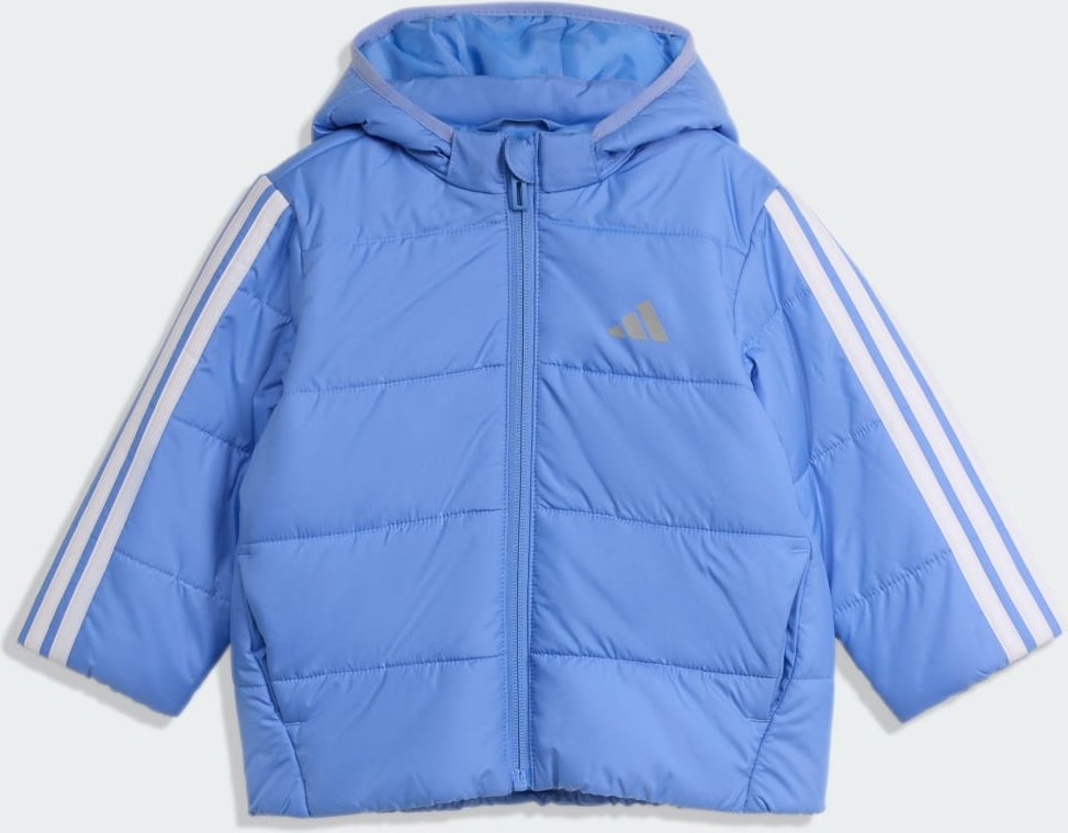 Essentials 3-Streifen Wattierte Jacke Kinder