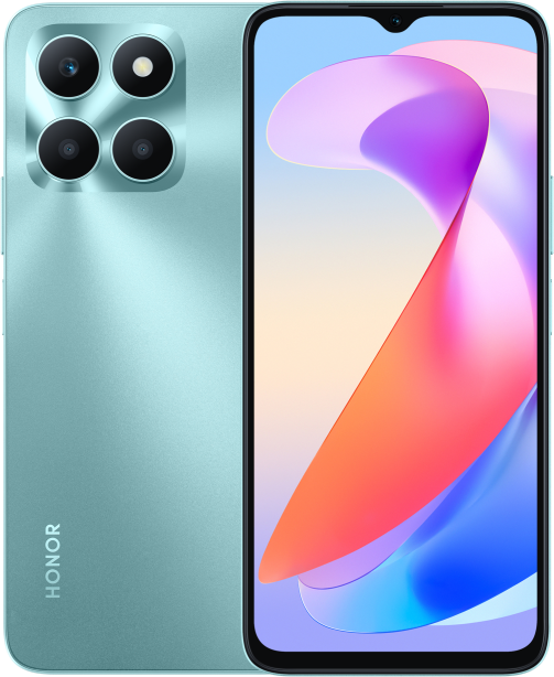 HONOR X6a 4GB+128GB,MediaTek Helio G36, Cyan Lake,5200-mAh-Akku