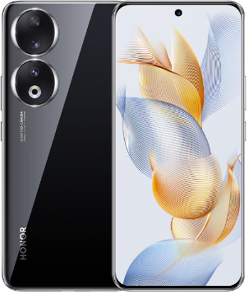 HONOR 90 12GB+512GB,Snapdragon 7 Gen 1 Accelerated Edition,Midnight Black,Ultraklare 200-MP-Kamera